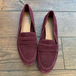 Purple/Maroon Suede Loafers by Gap